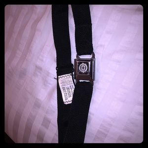 Chevy logo black seatbelt buckle belt